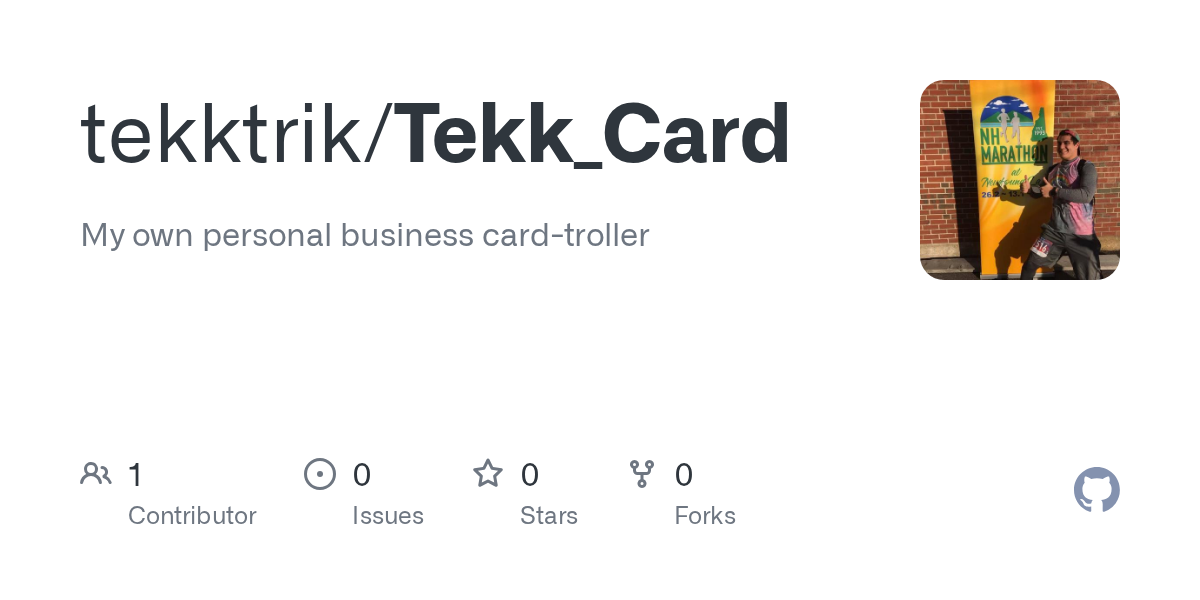 Image summary statistics for Tekk_Card