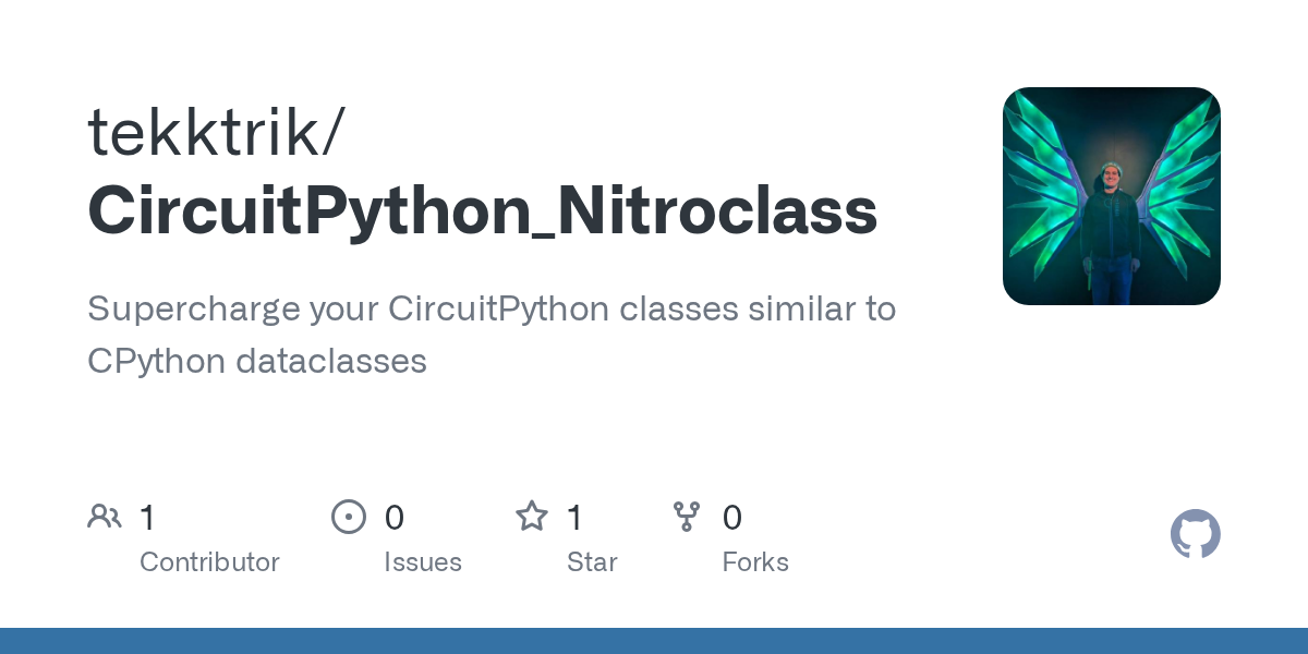 Image summary statistics for CircuitPython_Nitroclass